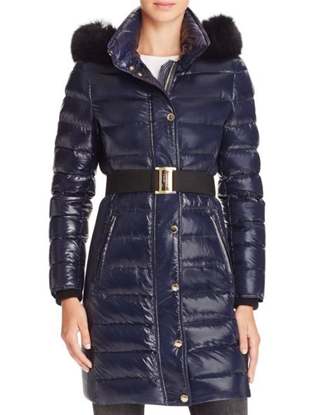 burberry london abbeydale fur trimmed puffer coat|Burberry store online.